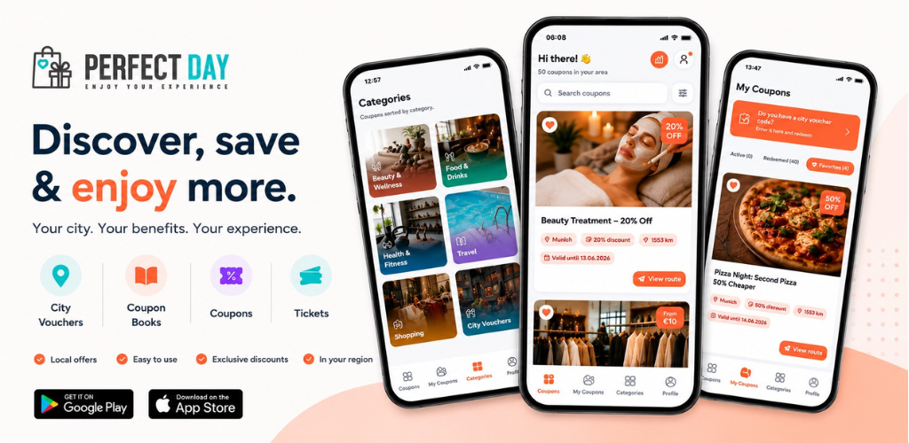 Perfect Day App – Discover, save & enjoy more